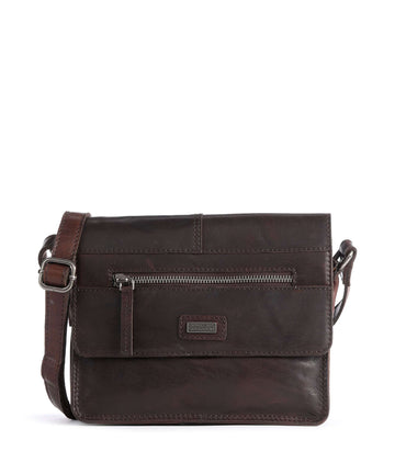 Spikes & Sparrow Bronco Kabelka přes rameno dark brown