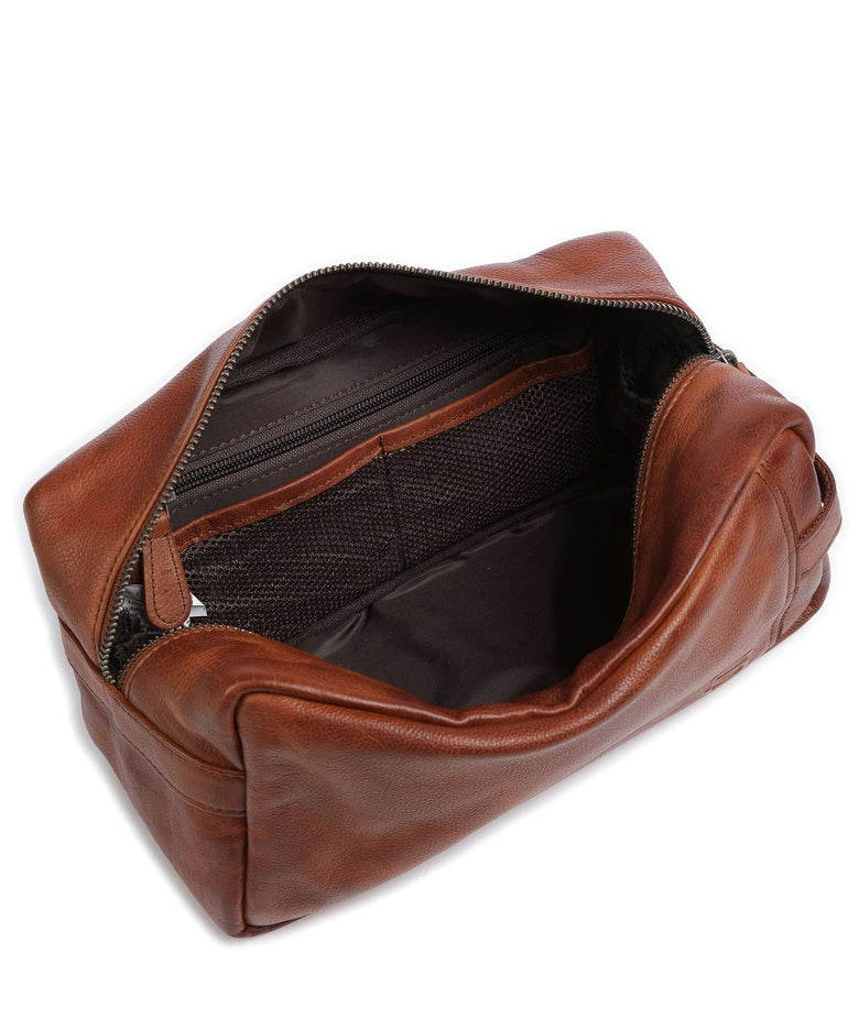 Spikes & Sparrow Apache Toiletry bag brandy