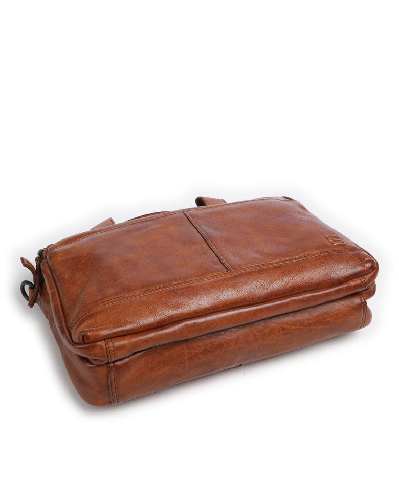 Spikes & Sparrow Apache Briefcase brandy