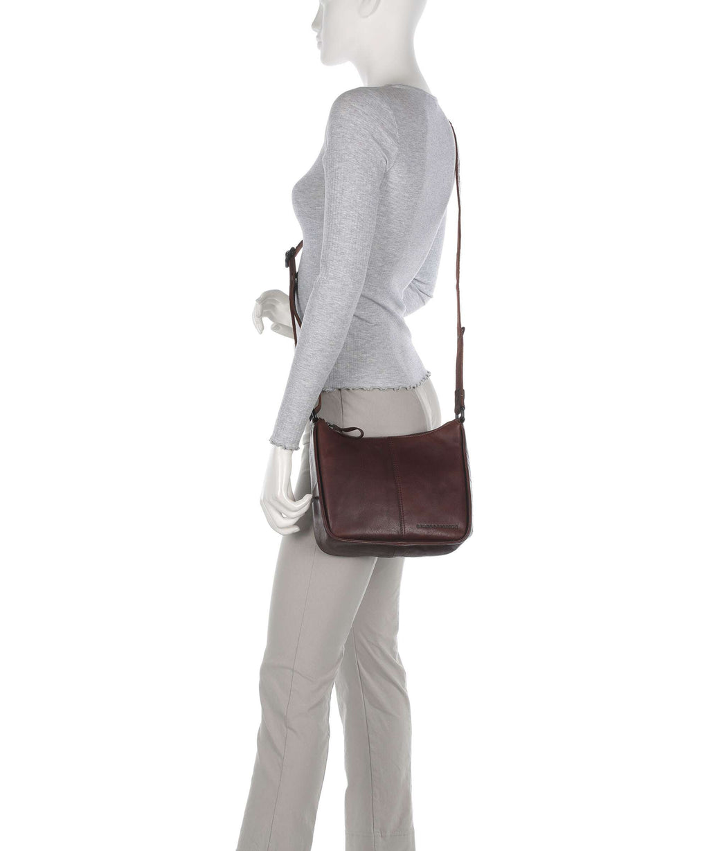 Spikes & Sparrow Bronco Evie Crossbody bag dark brown
