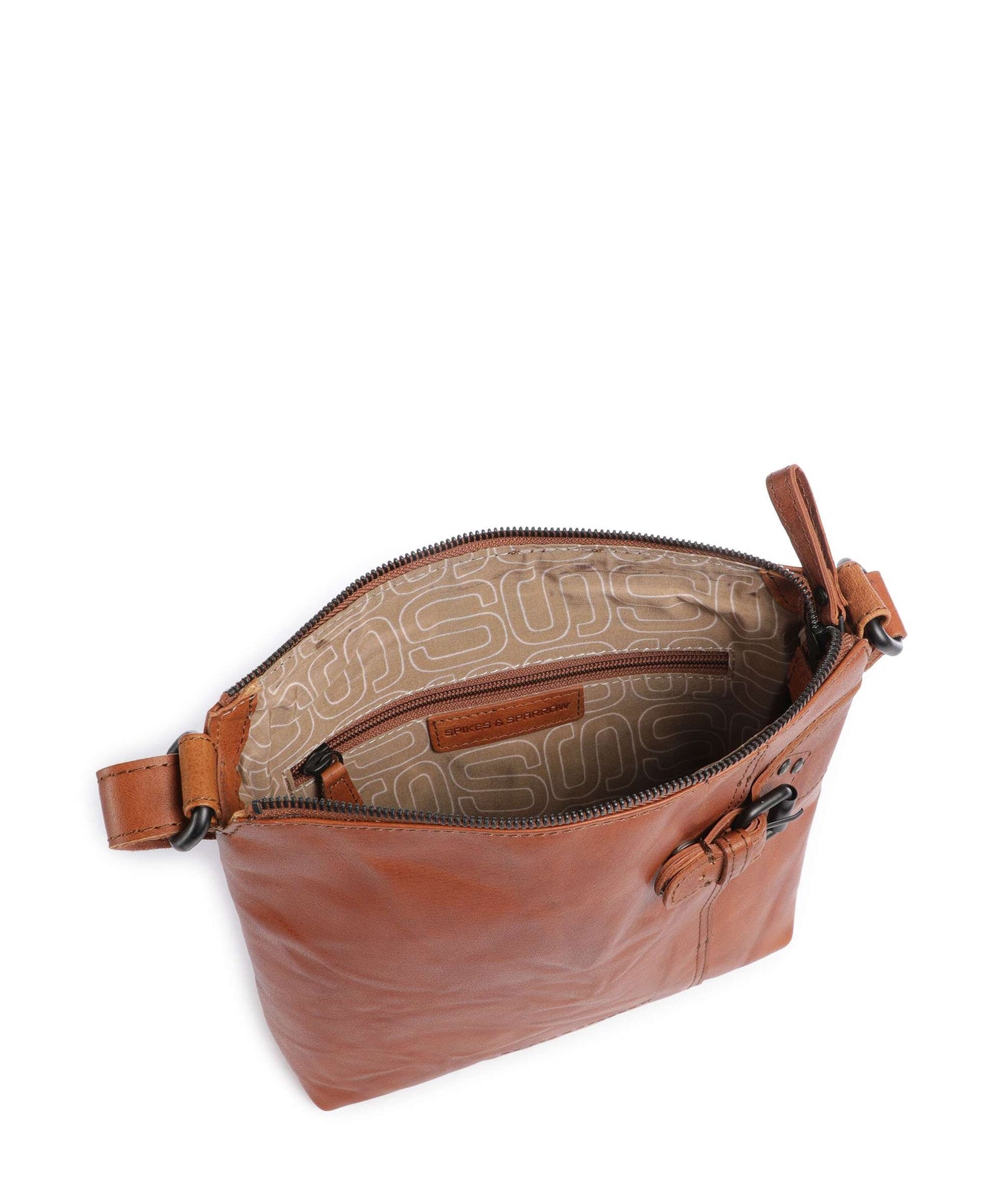 Spikes & Sparrow Bronco Serina Crossbody bag brandy