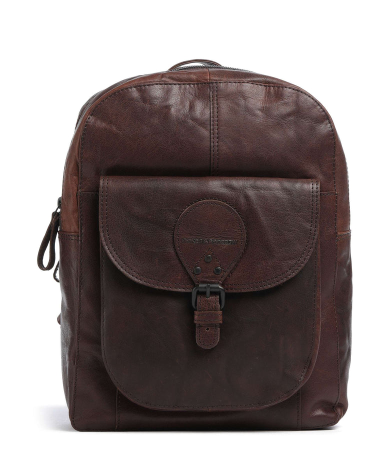 Spikes & Sparrow Bronco May Backpack dark brown