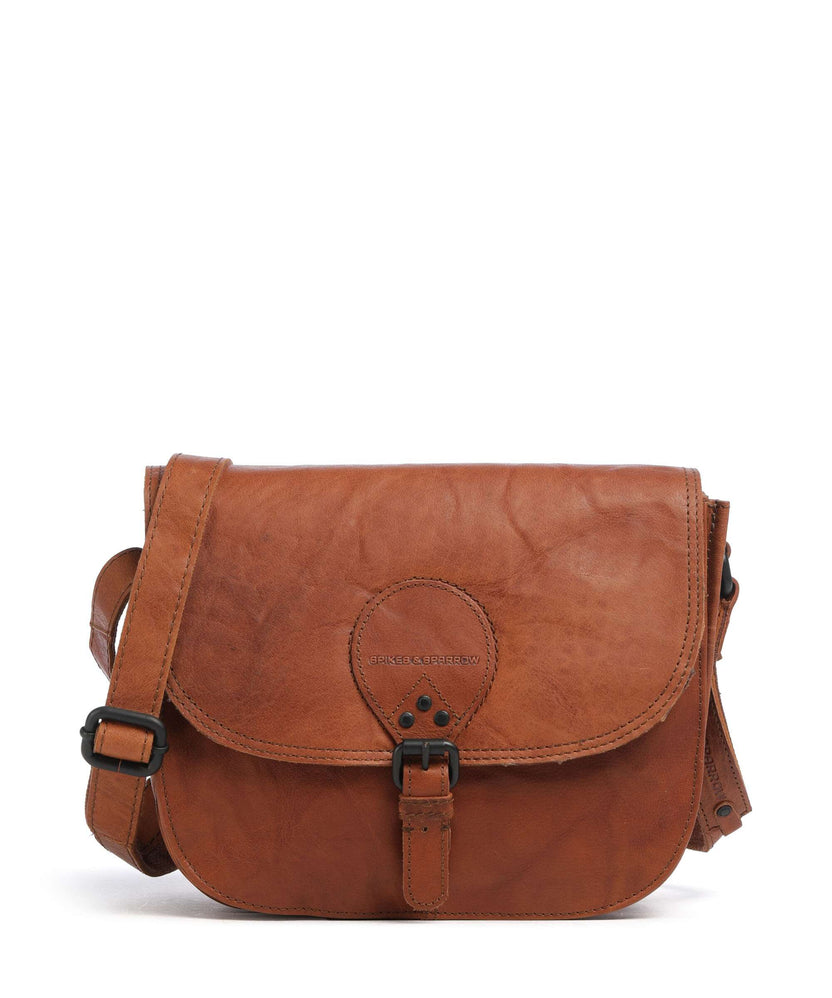 Spikes & Sparrow Bronco Lisbet Crossbody bag brandy