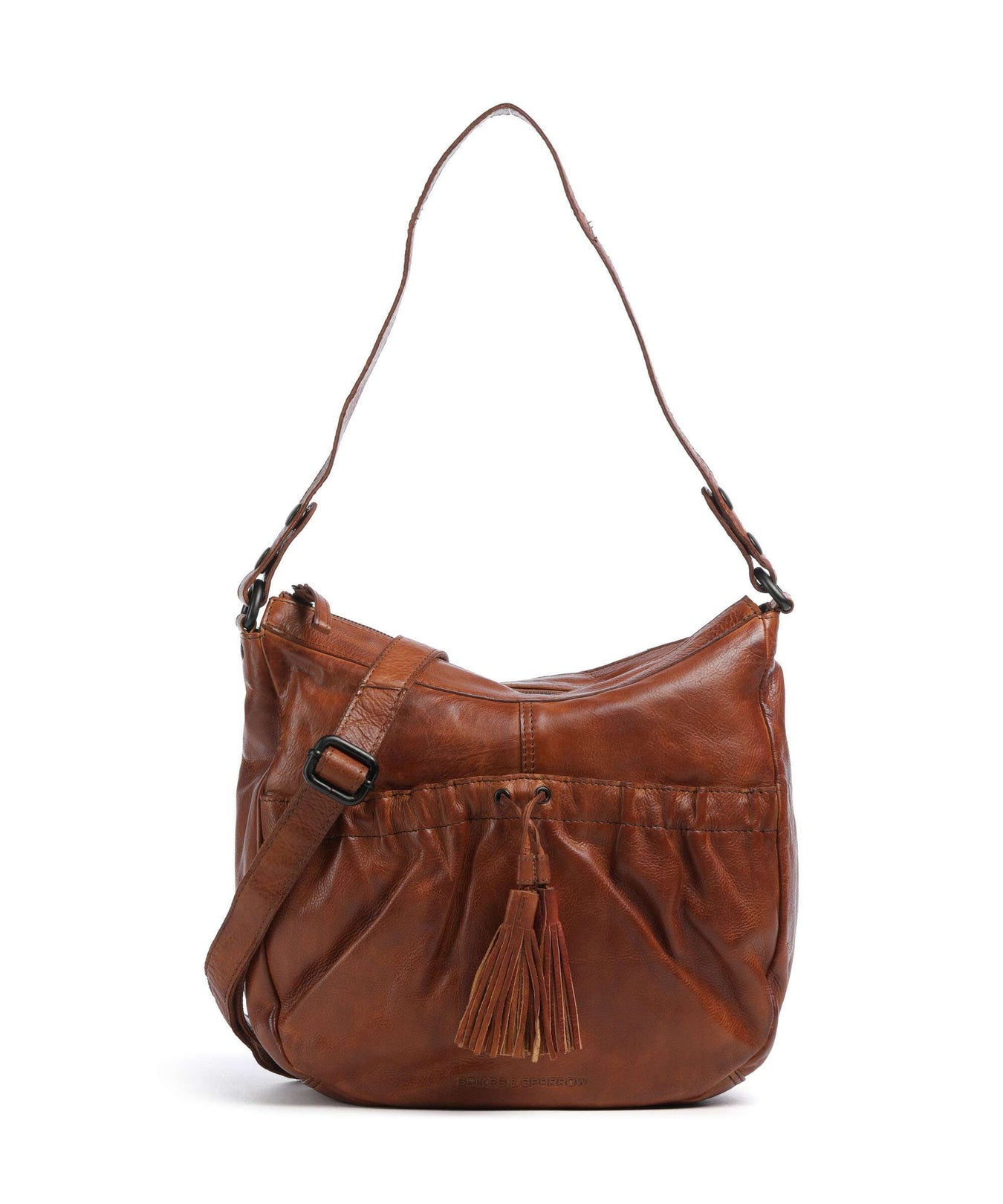 Spikes & Sparrow Apache Jinny Hobo bag brandy