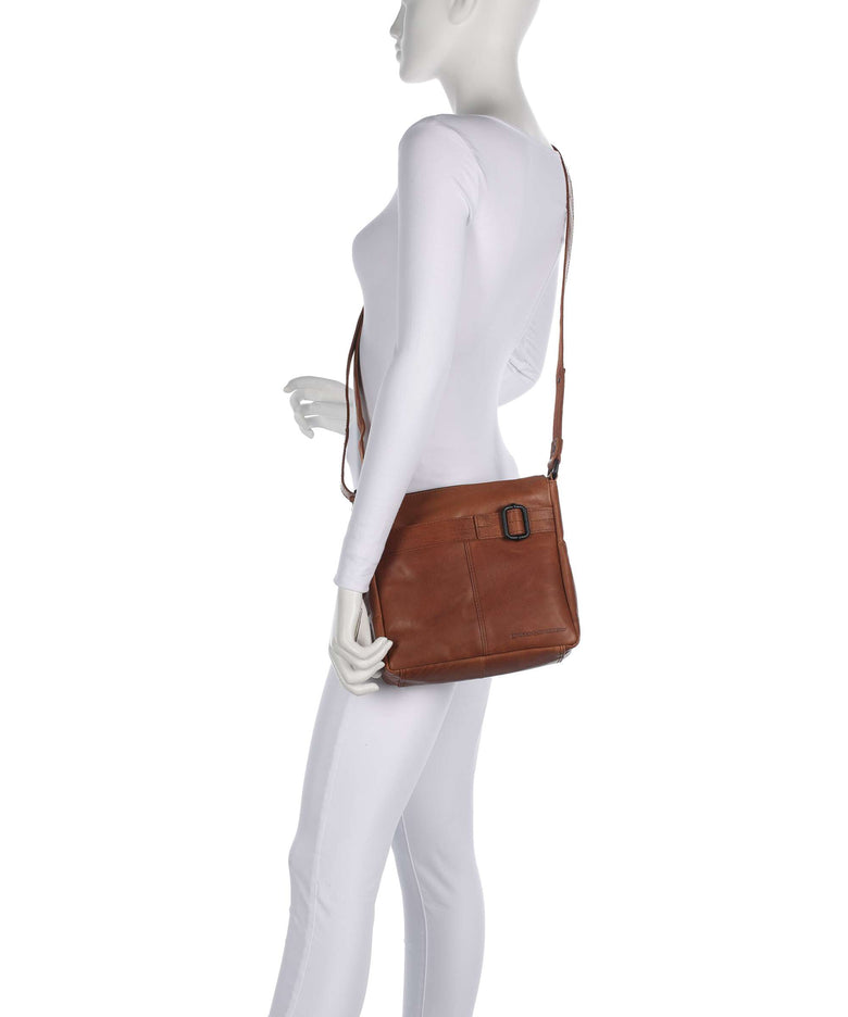 Spikes & Sparrow Bronco Teddi Crossbody bag brandy