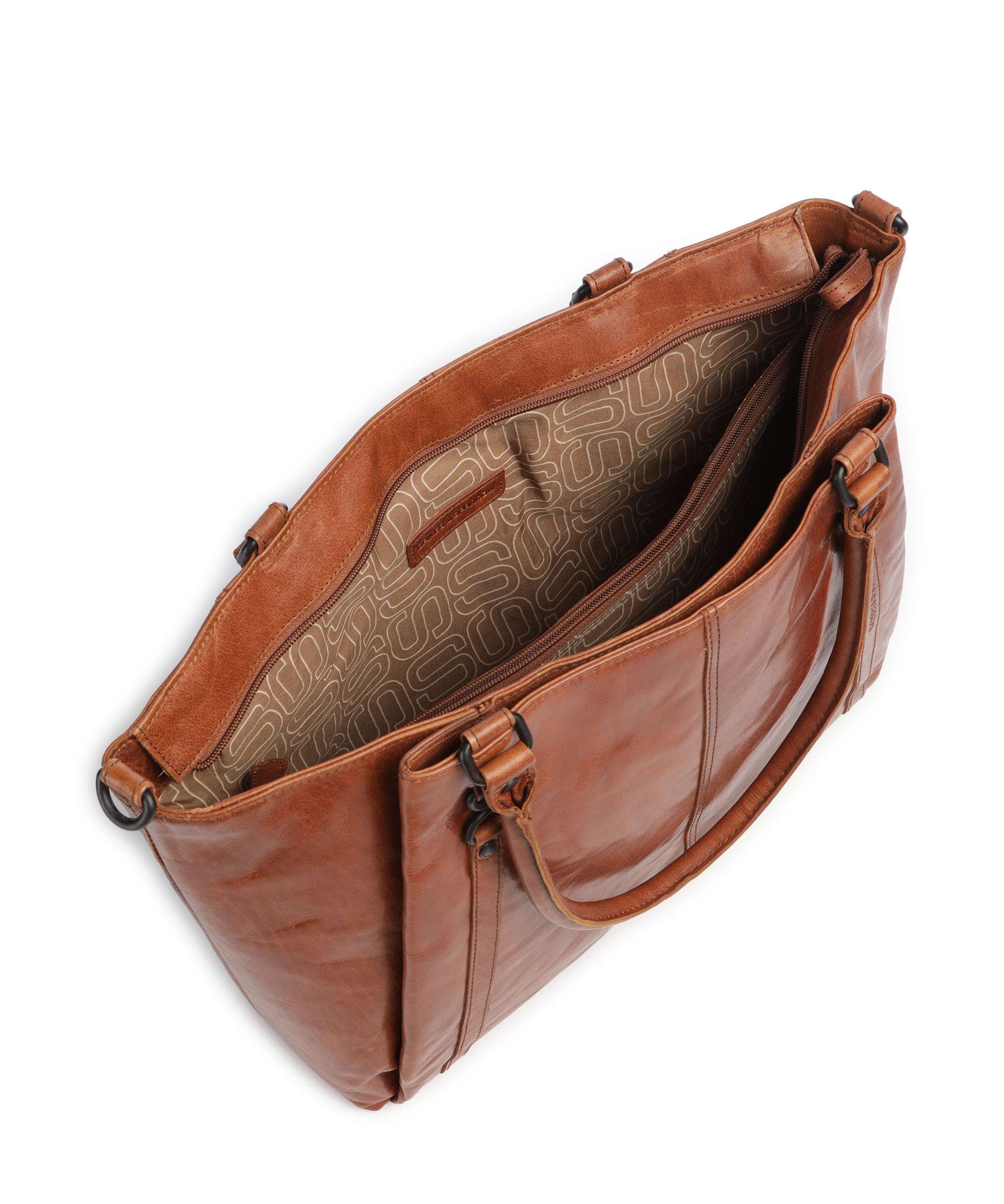 Spikes & Sparrow Bronco Dominique Tote bag brandy