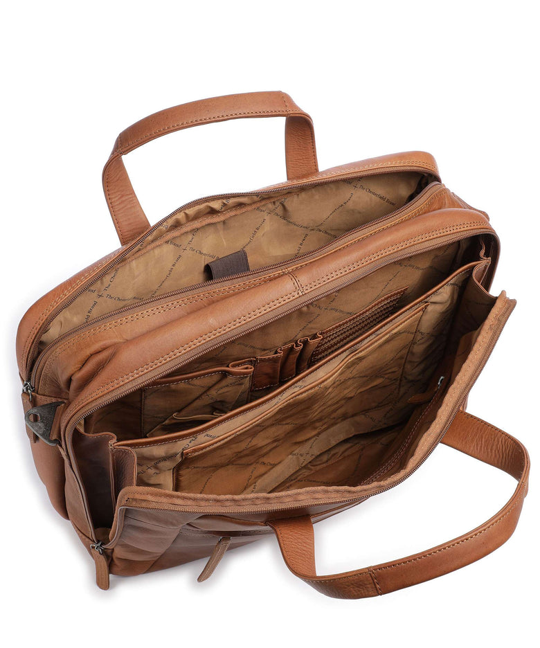 The Chesterfield Brand Ryan Briefcase cognac