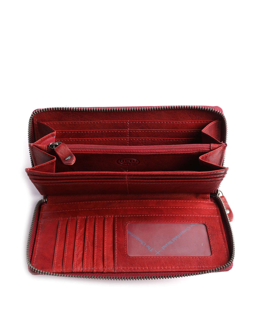 The Chesterfield Brand Havana RFID Wallet red