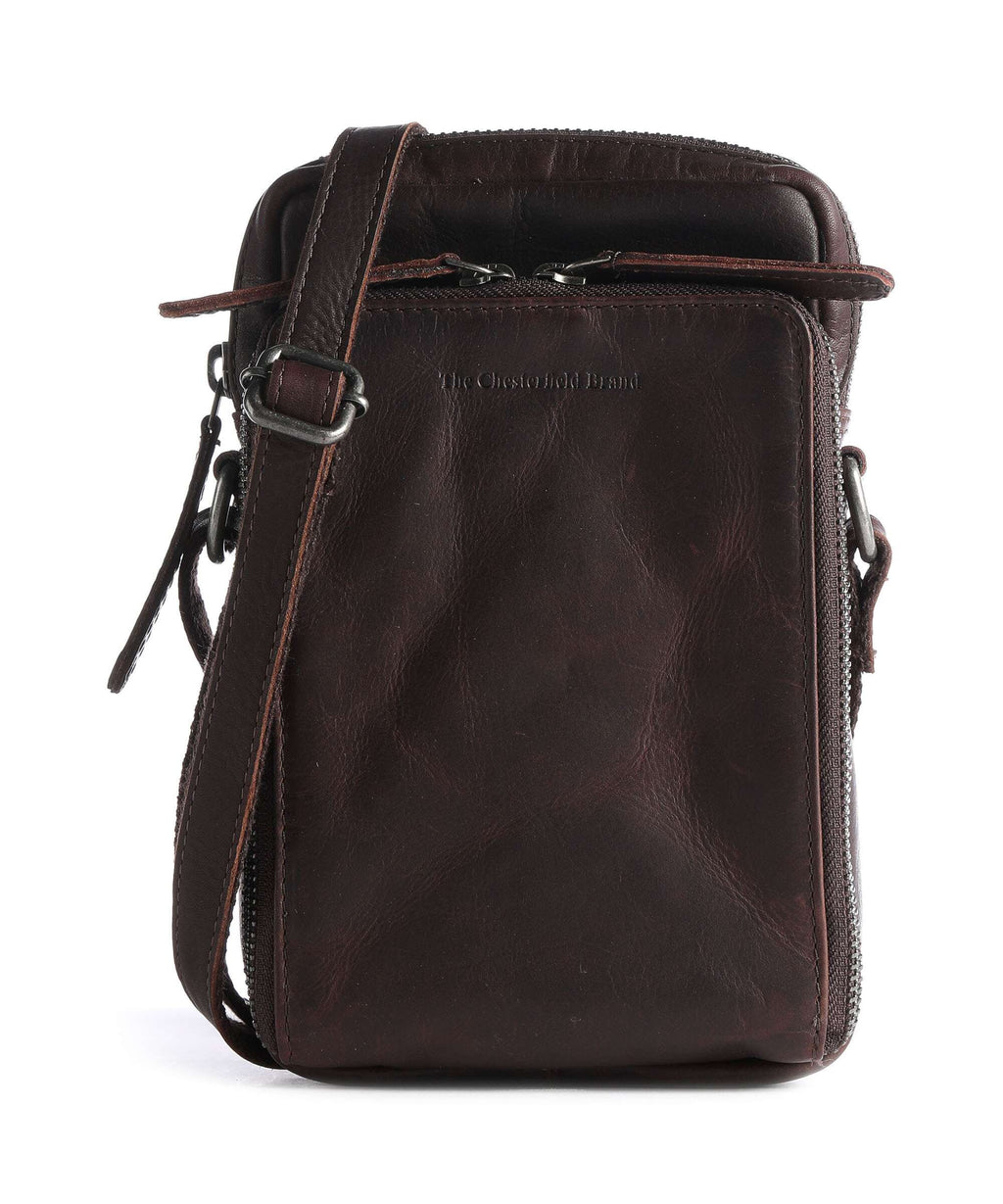 The Chesterfield Brand Hamilton Crossbody bag dunkelbraun