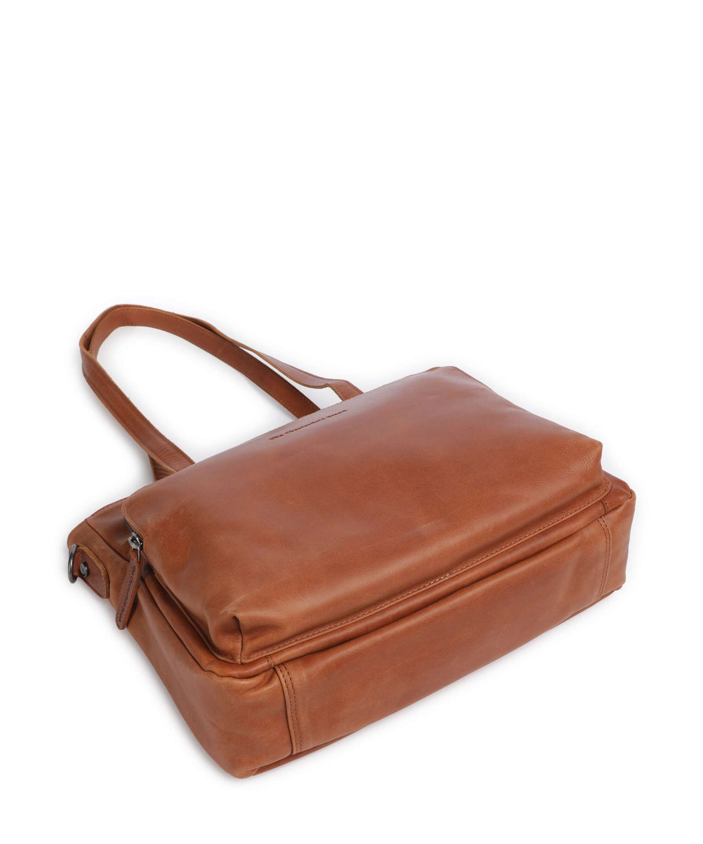 The Chesterfield Brand Wax Pull Up Cow Alicante Tote bag cognac