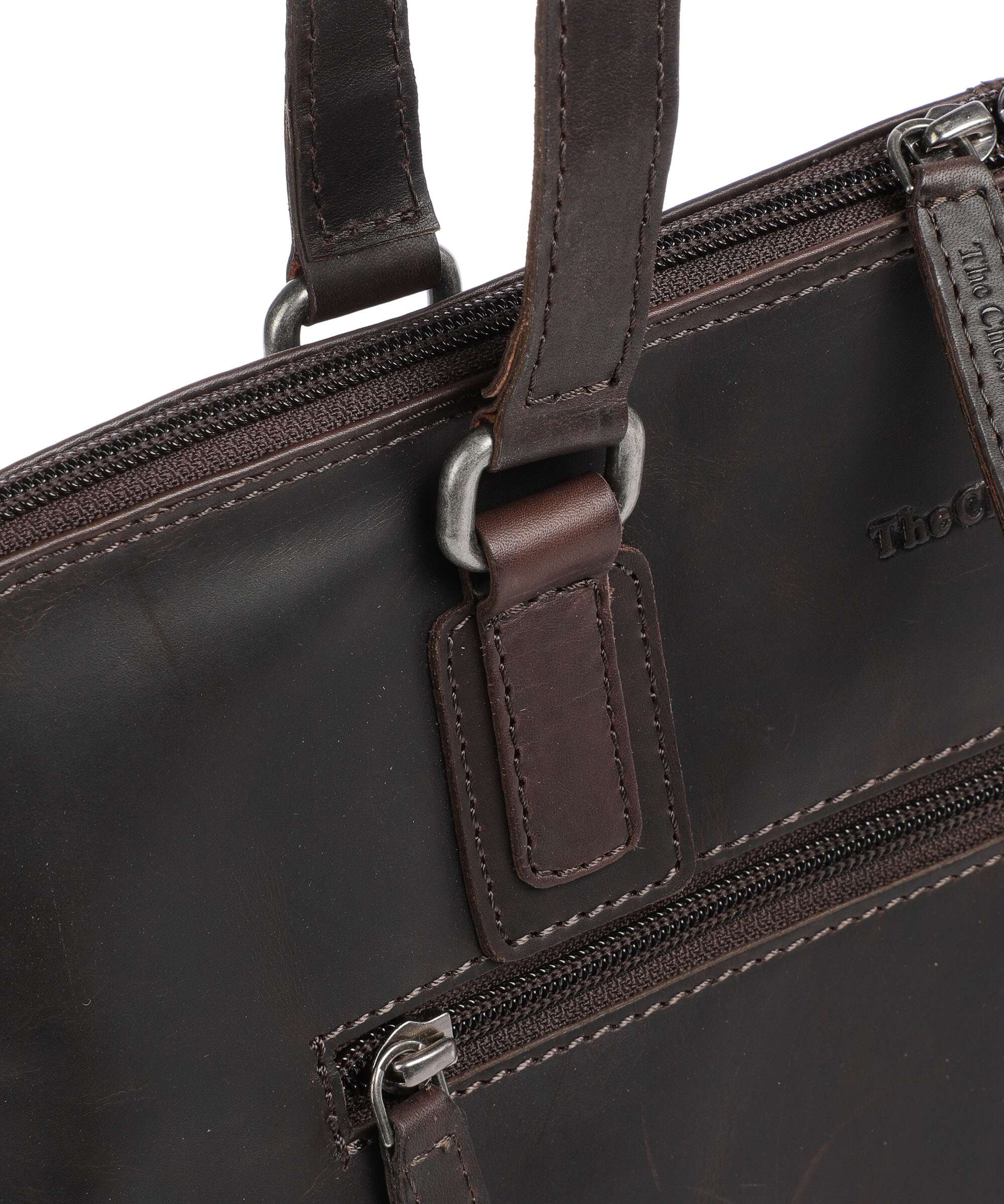The Chesterfield Brand Wax Pull Up Cow Lugano Tote bag brown