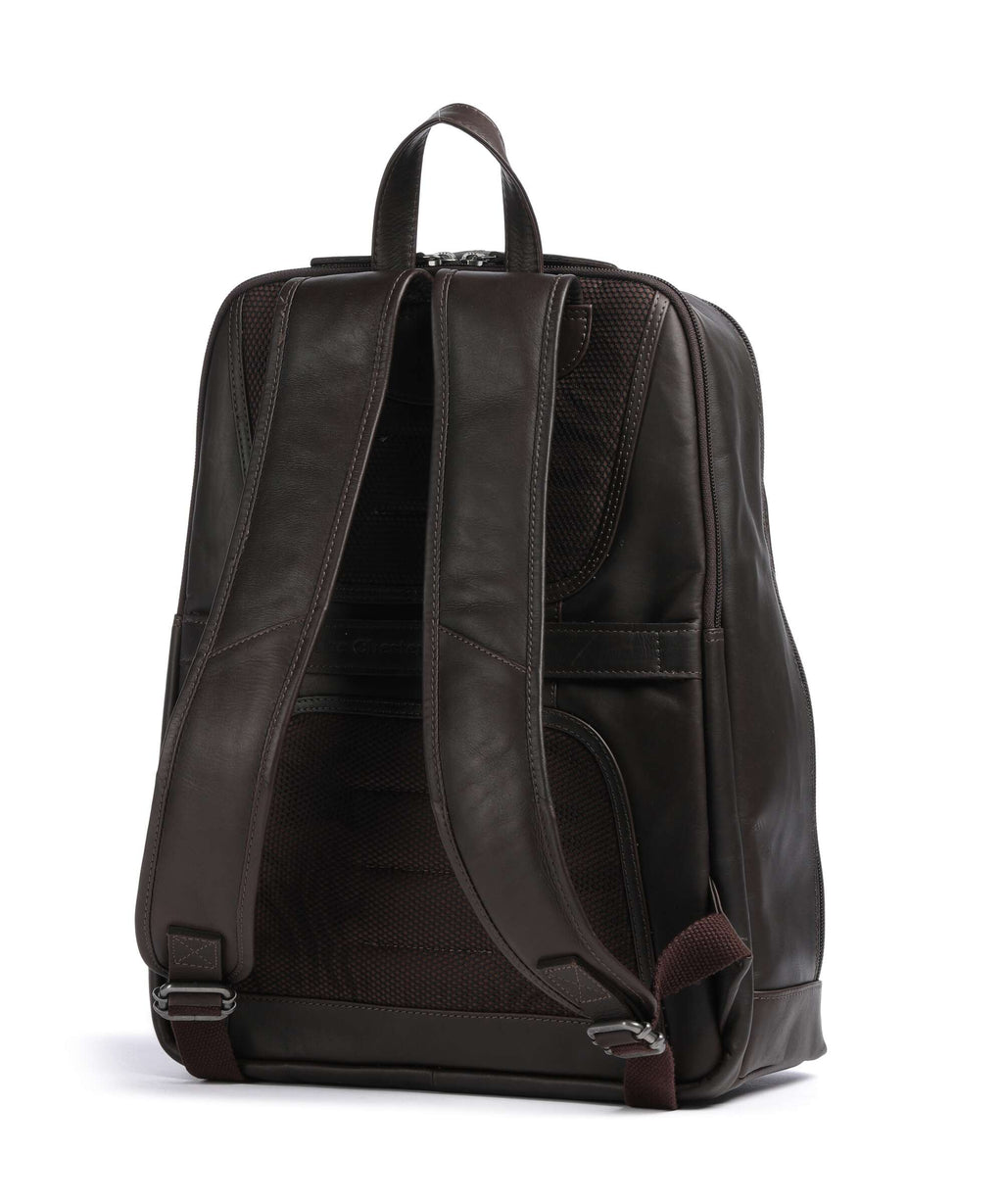 The Chesterfield Brand Wax Pull Up Cow Detroit Backpack brown
