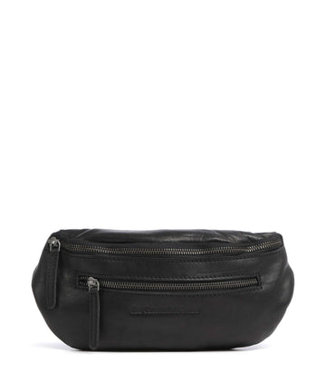 The Chesterfield Brand Washed Waxed Cow Severo Ledvinka black