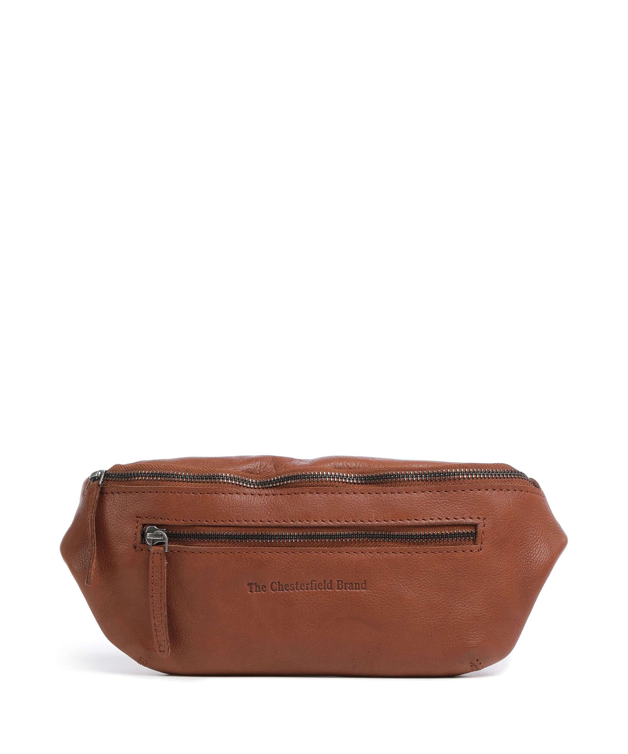 The Chesterfield Brand Washed Waxed Cow Severo Belt bag cognac