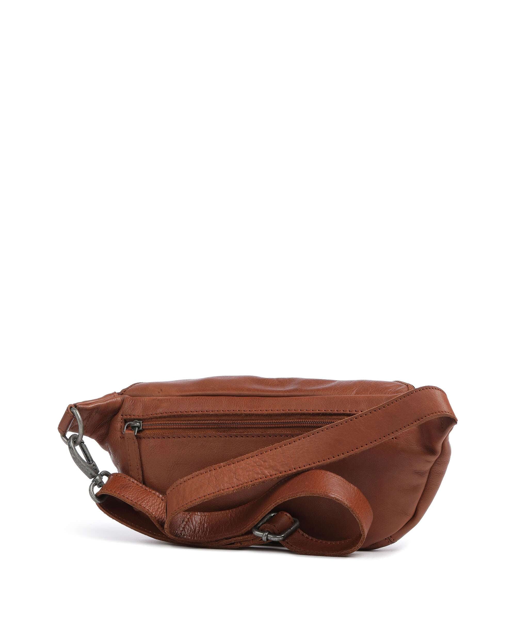 The Chesterfield Brand Washed Waxed Cow Severo Belt bag cognac