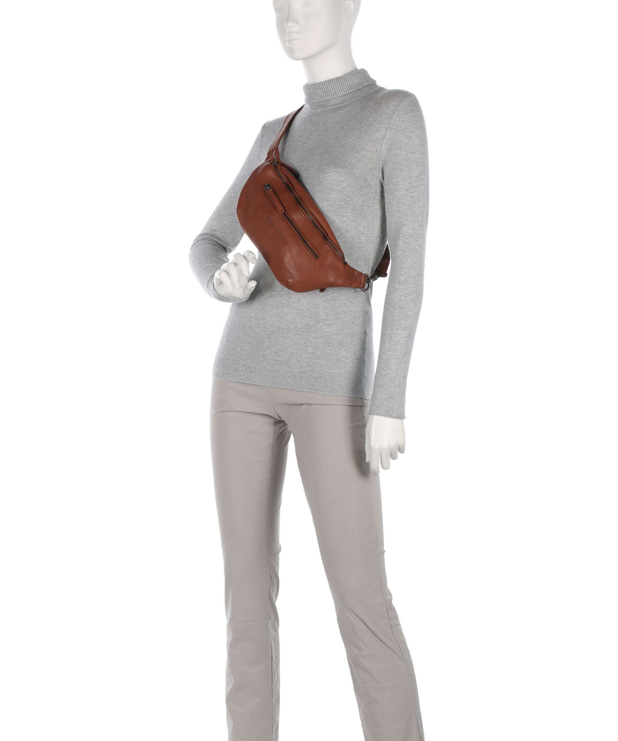The Chesterfield Brand Washed Waxed Cow Severo Belt bag cognac