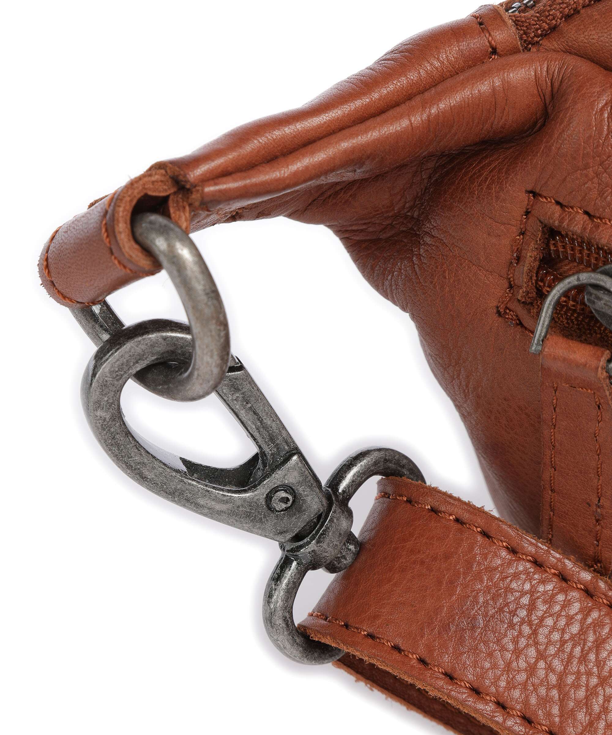 The Chesterfield Brand Washed Waxed Cow Severo Belt bag cognac