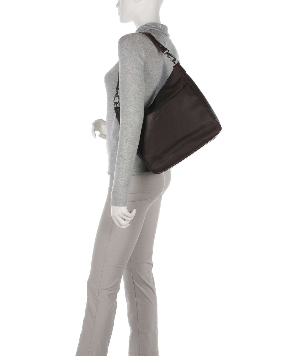 The Chesterfield Brand Wax Pull Up Cow Regina Hobo bag brown
