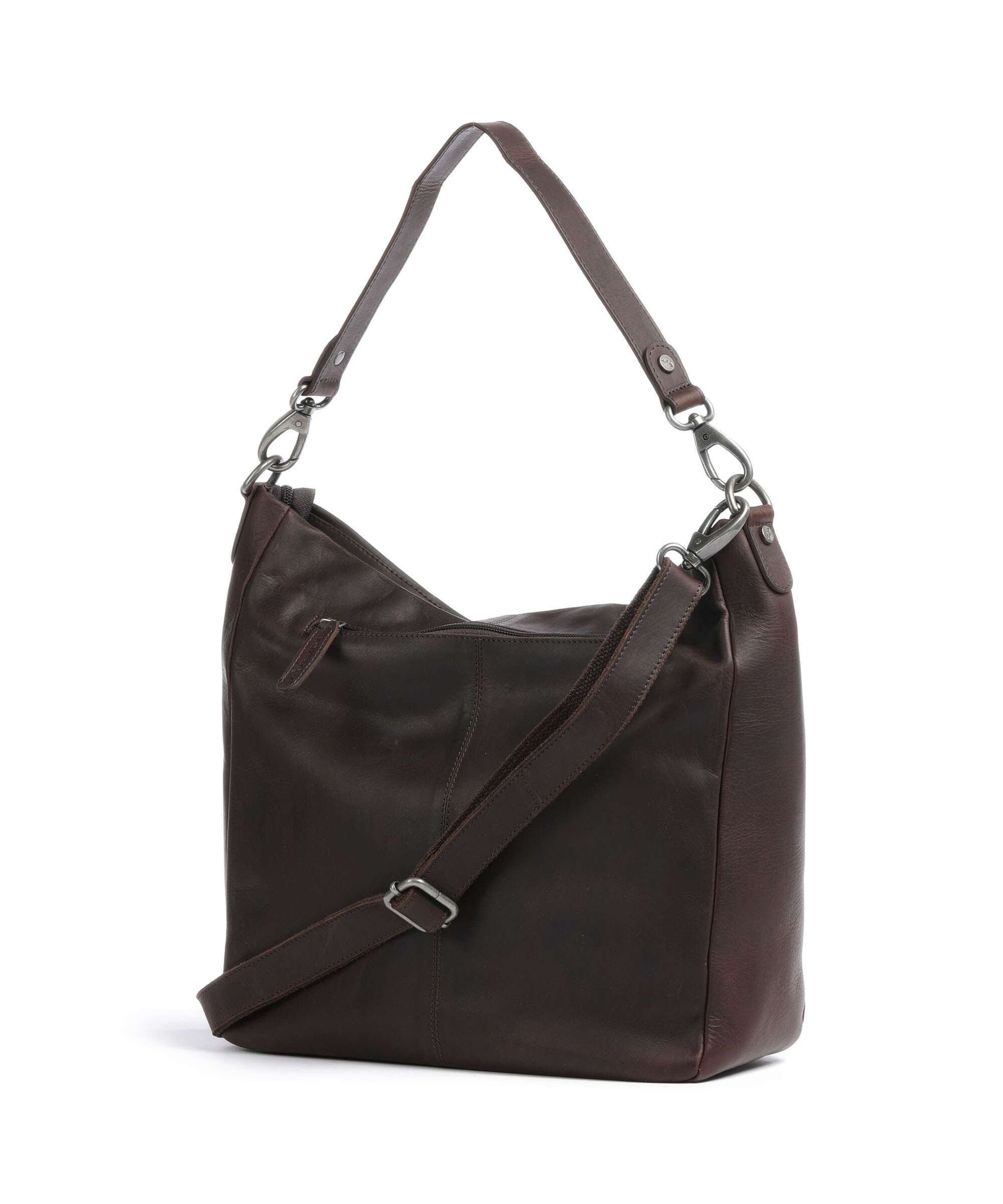 The Chesterfield Brand Wax Pull Up Cow Regina Hobo bag brown