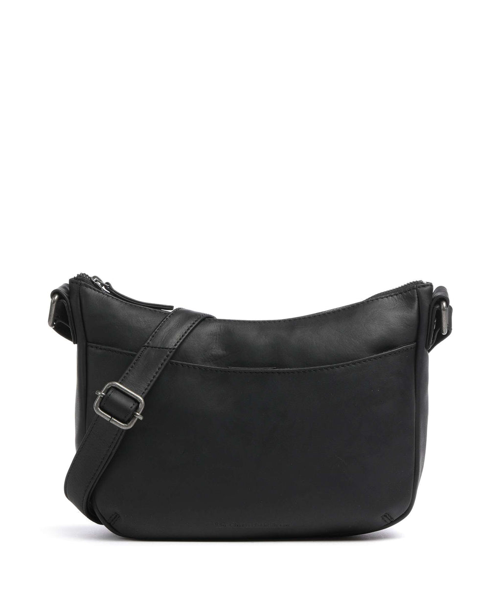 The Chesterfield Brand Wax Pull Up Cow Henderson Crossbody bag black