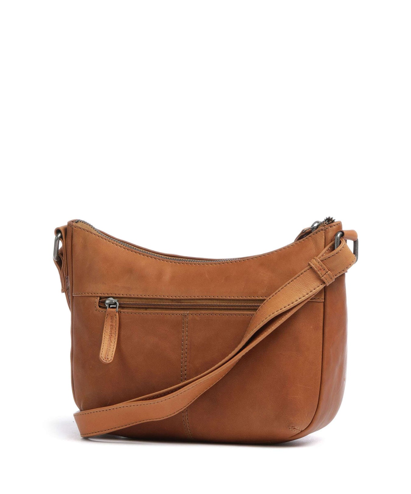 The Chesterfield Brand Cow Wax Pull Up Henderson Crossbody bag cognac