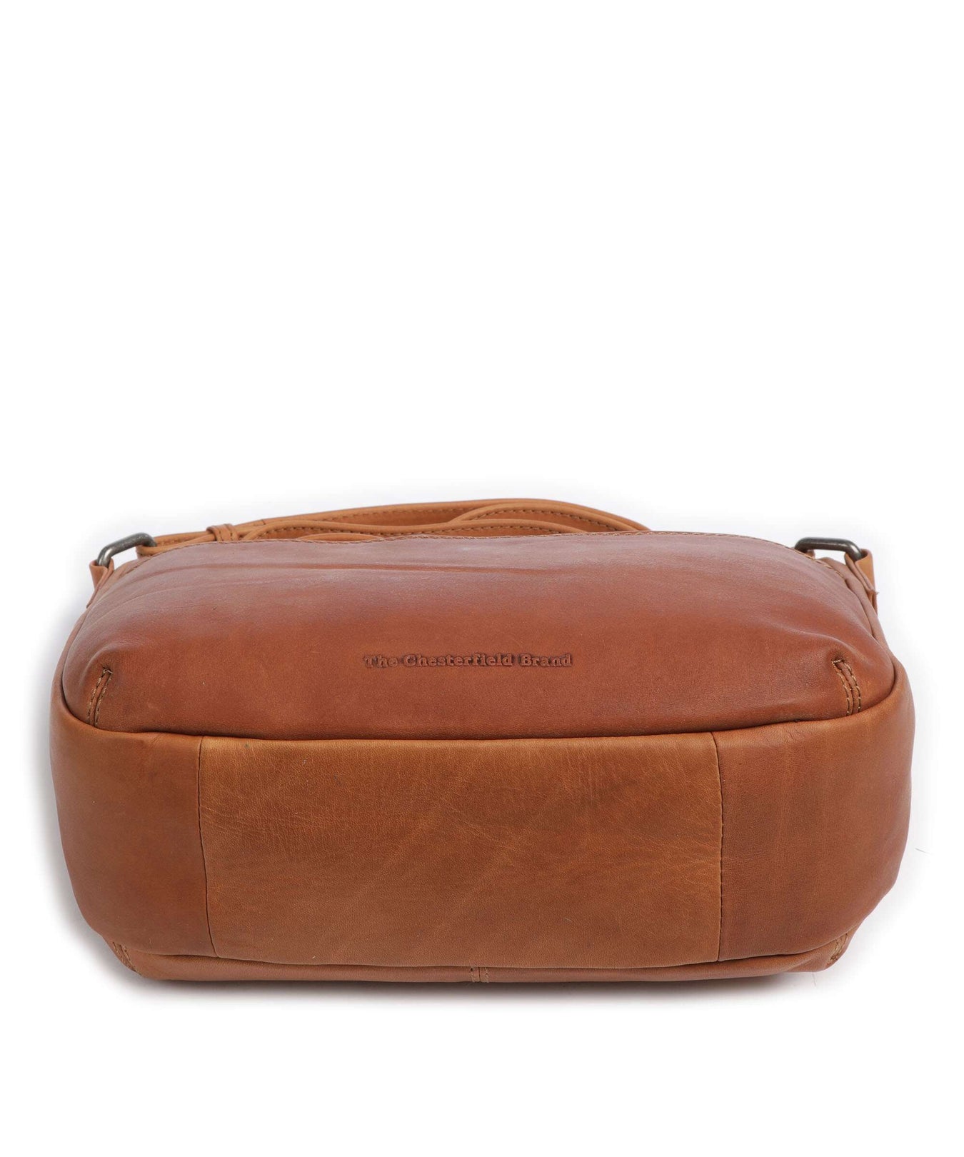 The Chesterfield Brand Cow Wax Pull Up Henderson Crossbody bag cognac