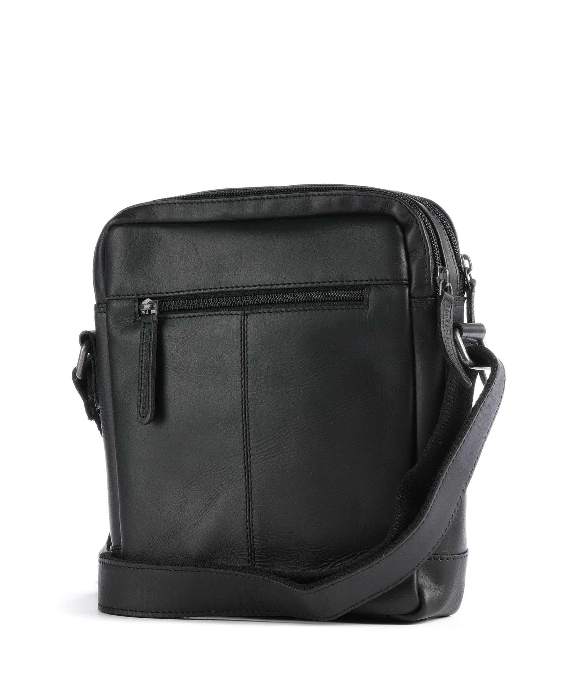 The Chesterfield Brand Wax Pull Up Cow Arnhem Crossbody bag black
