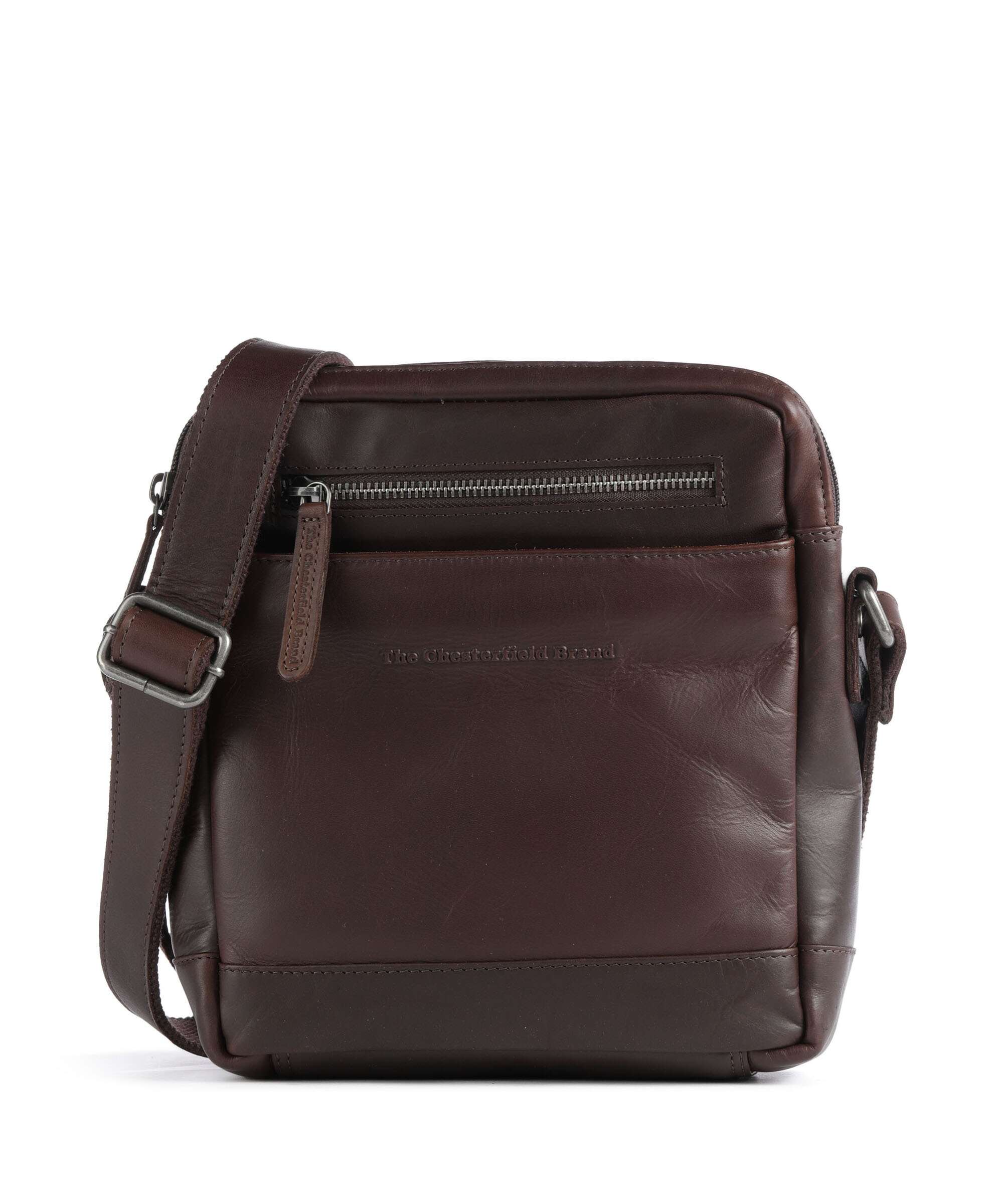 The Chesterfield Brand Wax Pull Up Cow Arnhem Crossbody bag brown