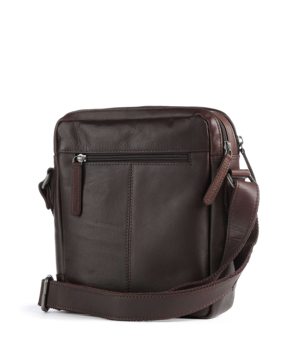 The Chesterfield Brand Wax Pull Up Cow Arnhem Crossbody bag brown