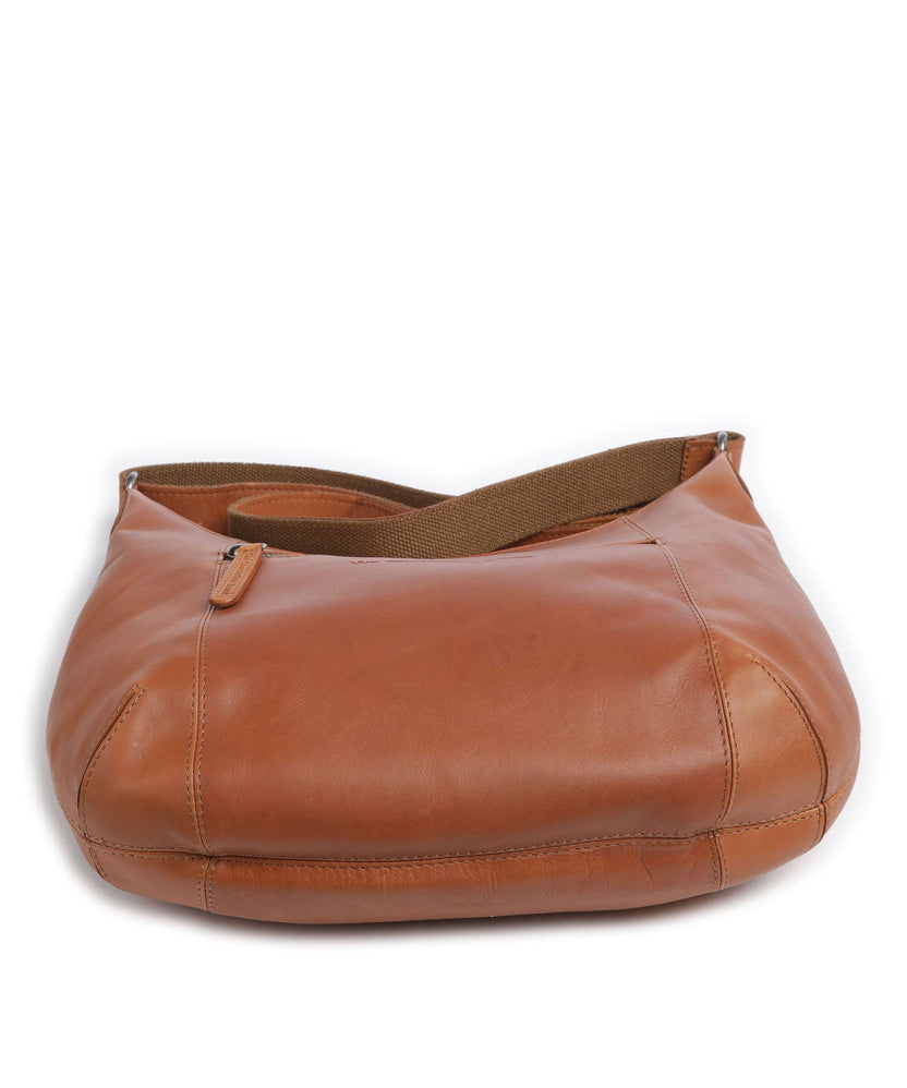 The Chesterfield Brand Cow Wax Pull Up Arlette Hobo bag cognac