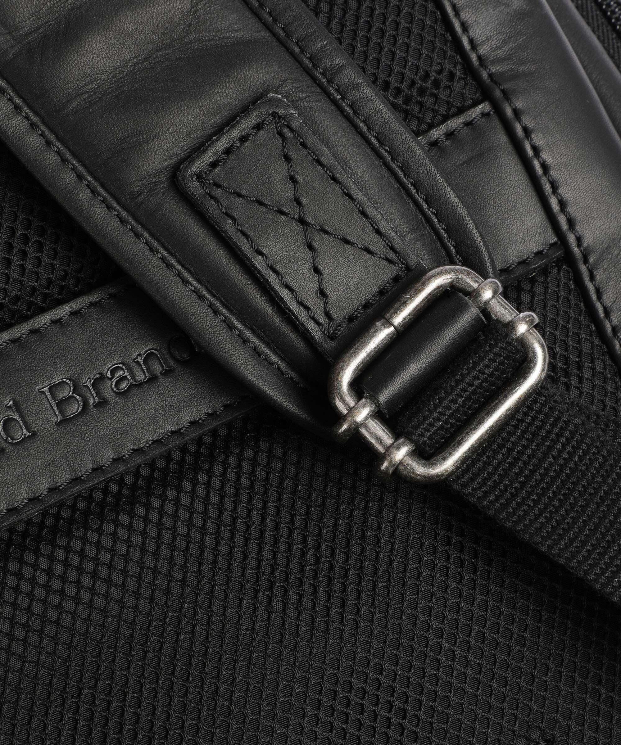The Chesterfield Brand Wax Pull Up Cow Savona Backpack black