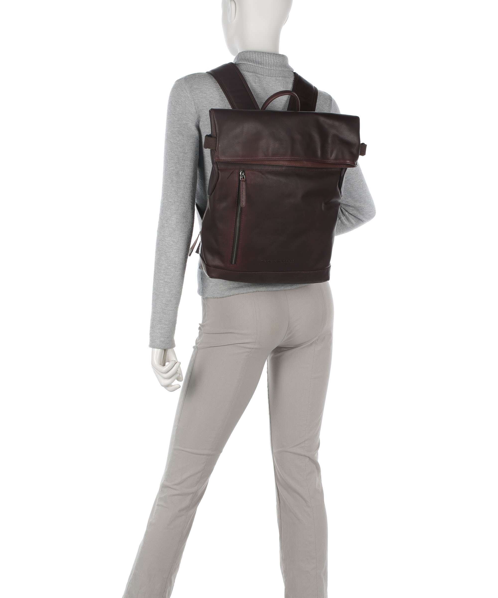 The Chesterfield Brand Wax Pull Up Cow Mazara Backpack brown