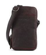 The Chesterfield Brand Cow Wax Pull Up Alesund Kabelka na mobil brown