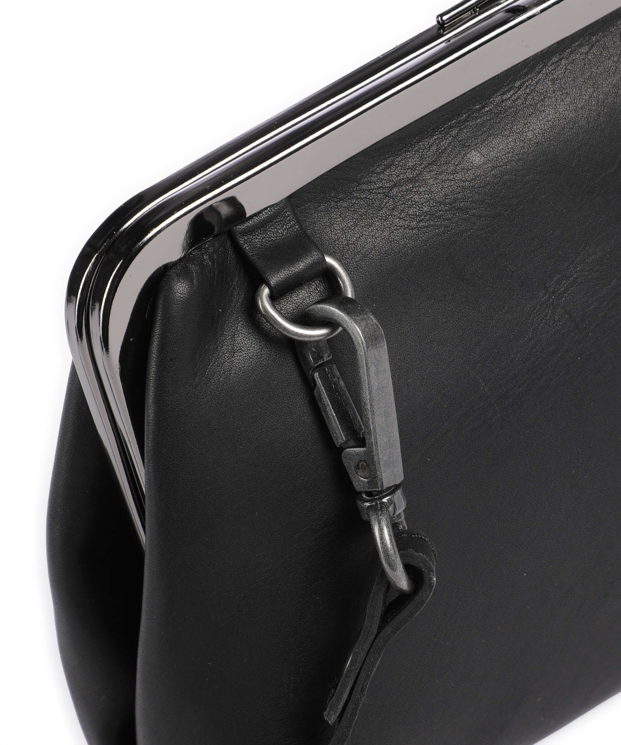 The Chesterfield Brand Wax Pull Up Cow Andrade Shoulder bag black