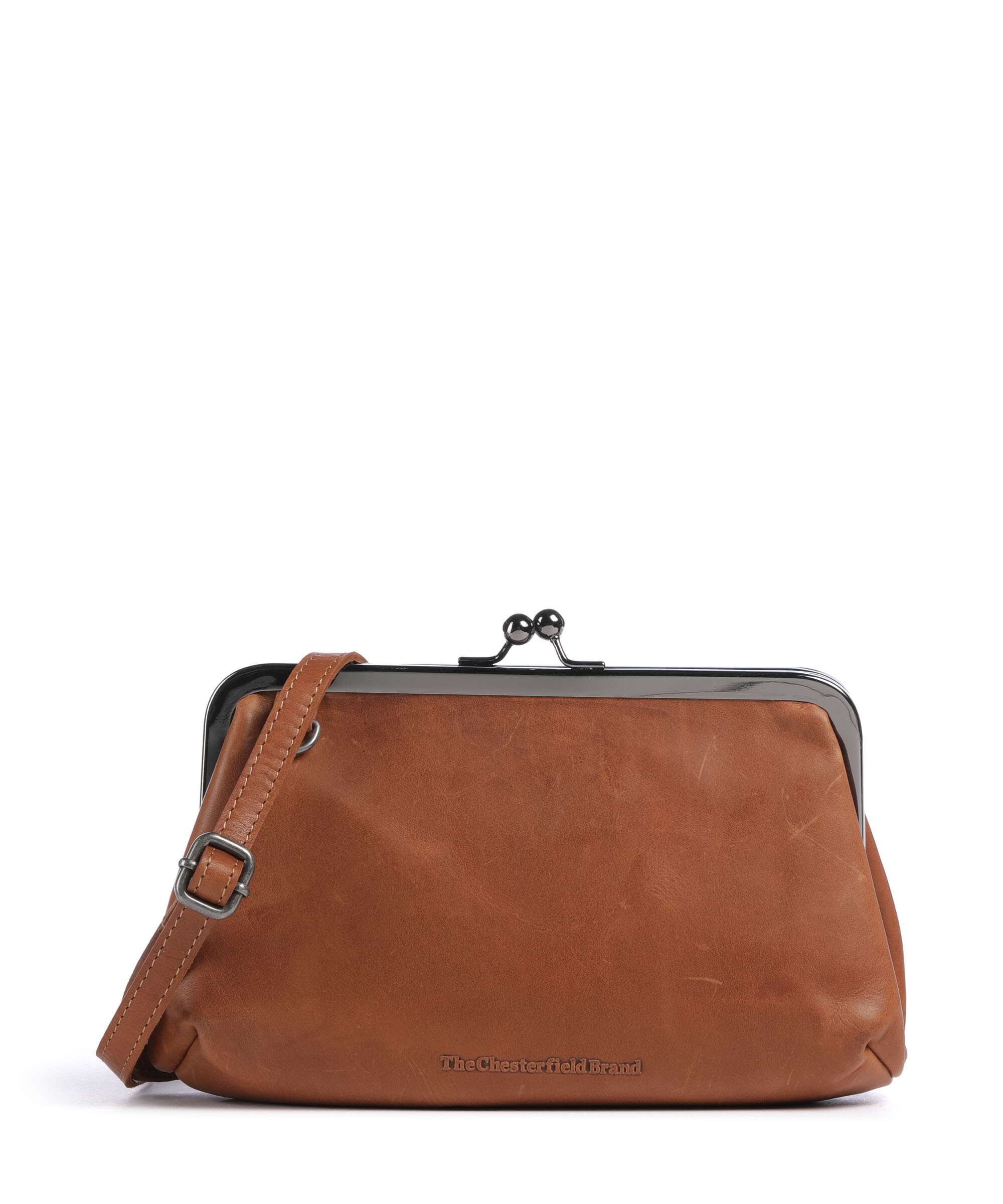 The Chesterfield Brand Wax Pull Up Cow Andrade Shoulder bag cognac