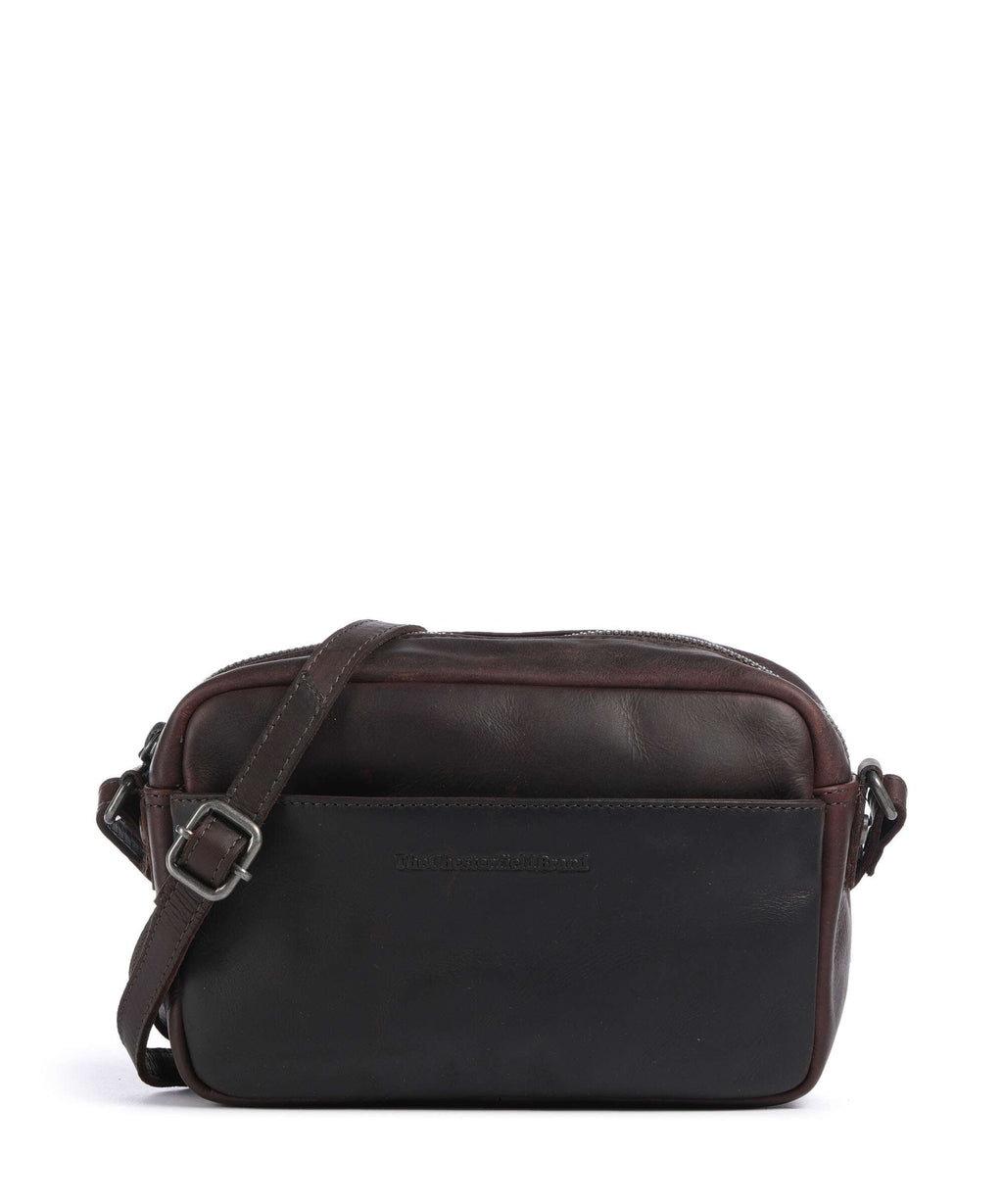 The Chesterfield Brand Wax Pull Up Cow Arona Crossbody bag brown