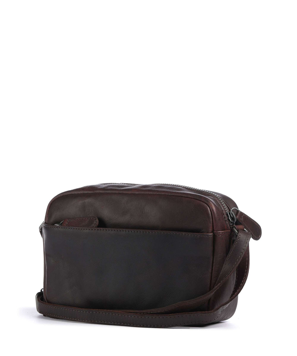 The Chesterfield Brand Wax Pull Up Cow Arona Crossbody bag brown