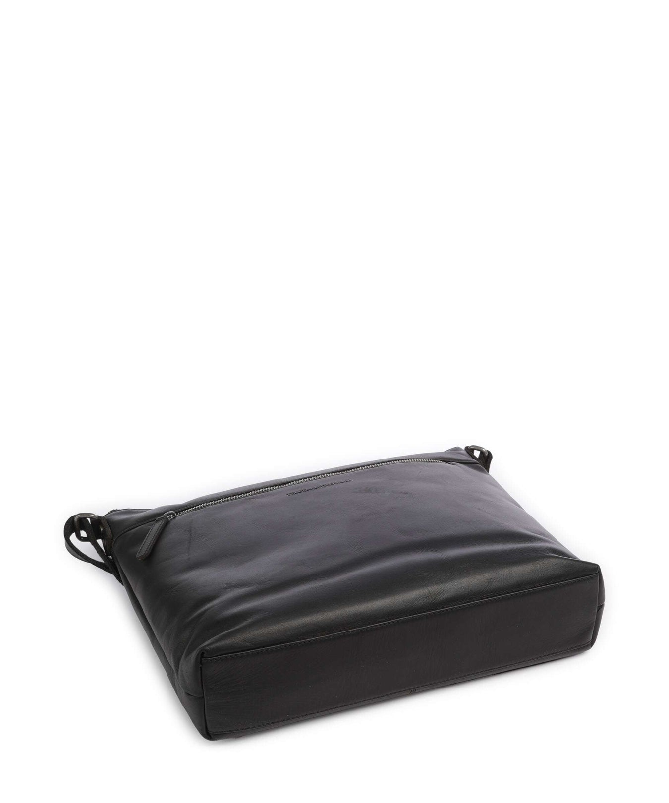 The Chesterfield Brand Cow Wax Pull Up Cartagena Crossbody bag black