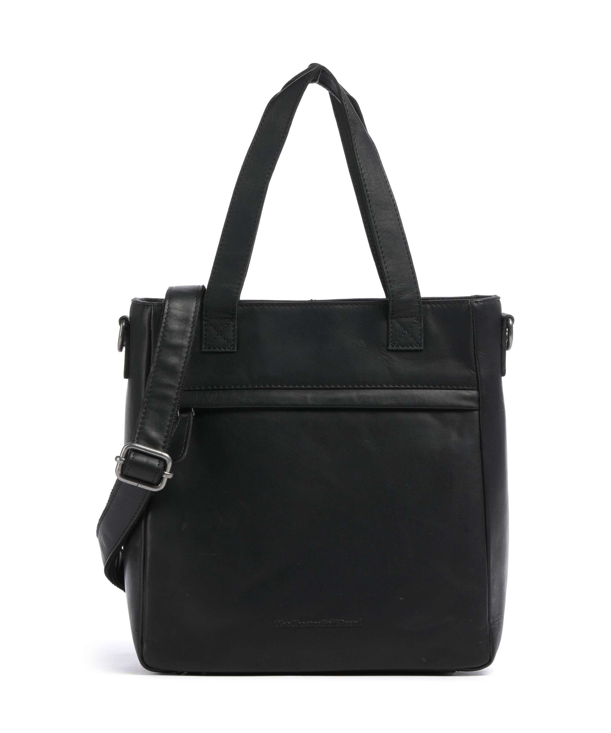 The Chesterfield Brand Wax Pull Up Cow Lingfield Handbag black