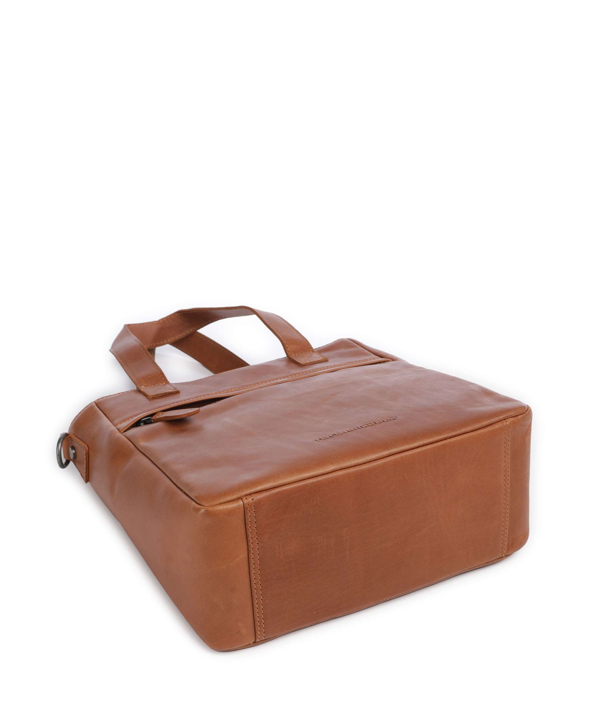 The Chesterfield Brand Wax Pull Up Cow Lingfield Handbag cognac