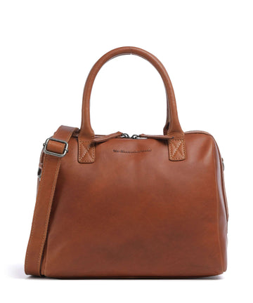 The Chesterfield Brand Cow Wax Pull Up Langton Kabelka cognac