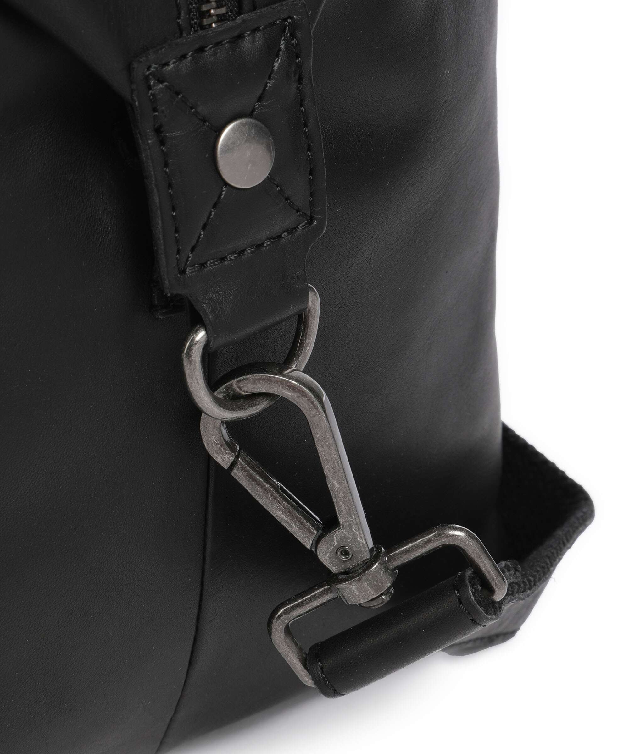 The Chesterfield Brand Wax Pull Up Cow Conor Weekend bag black