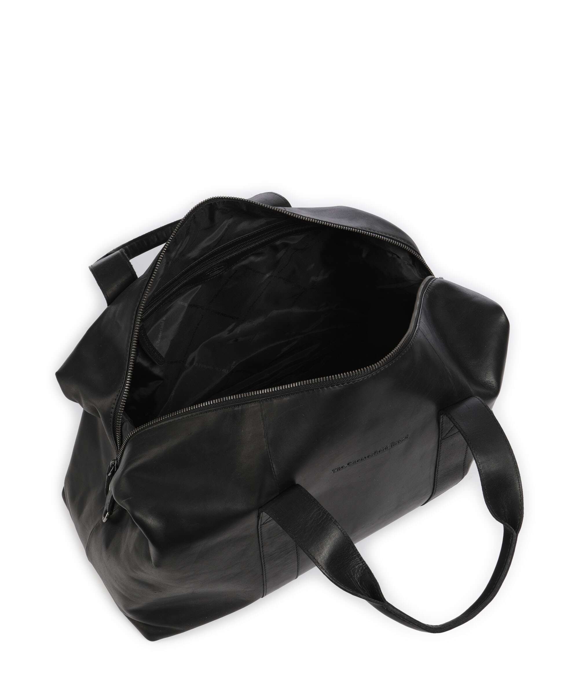 The Chesterfield Brand Wax Pull Up Cow Conor Weekend bag black