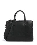 The Chesterfield Brand Cow Wax Pull Up Fabian Briefcase black