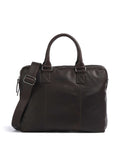 The Chesterfield Brand Wax Pull Up Cow Fabian Briefcase brown