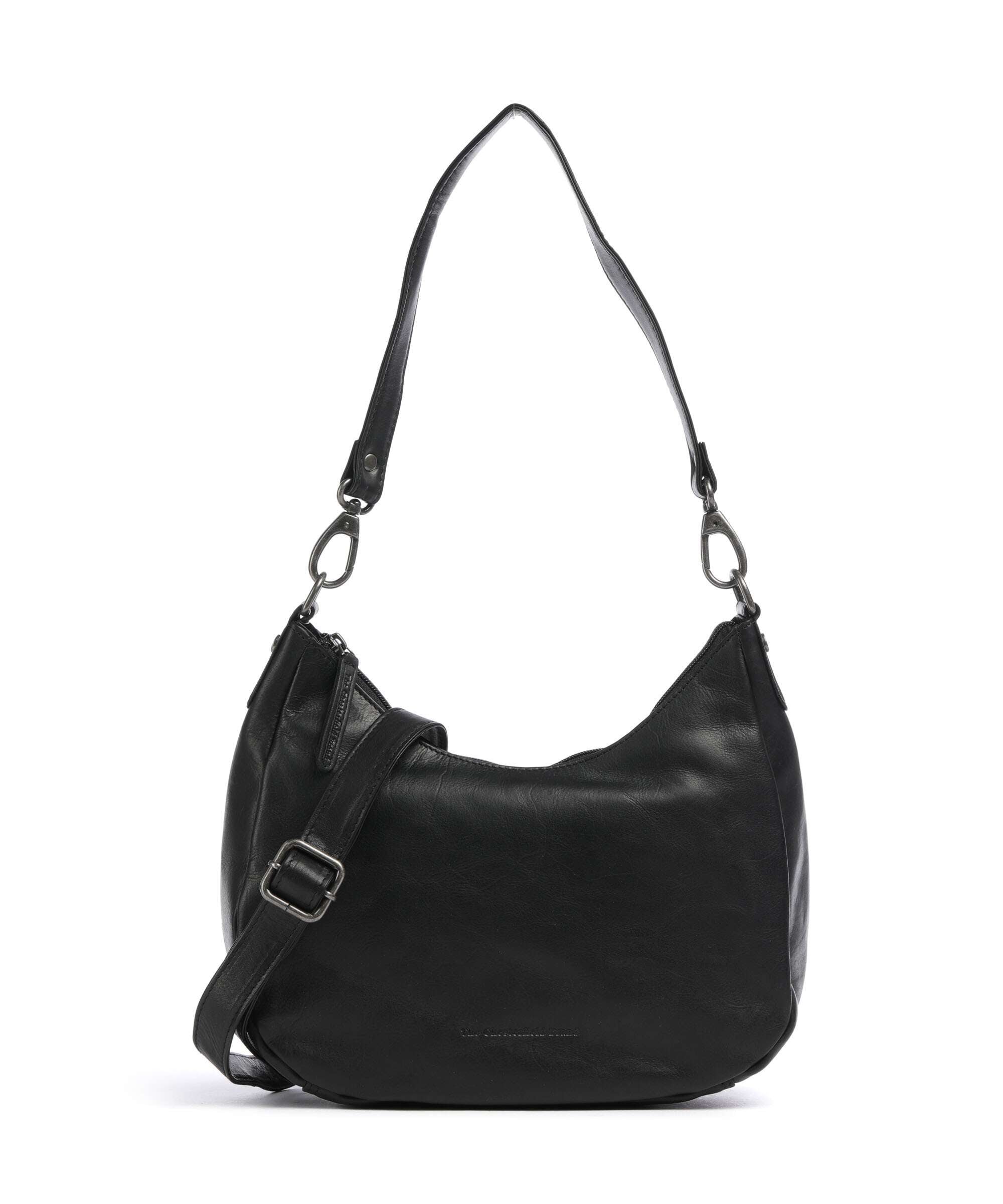 The Chesterfield Brand Wax Pull Up Cow Alexandria Shoulder bag black