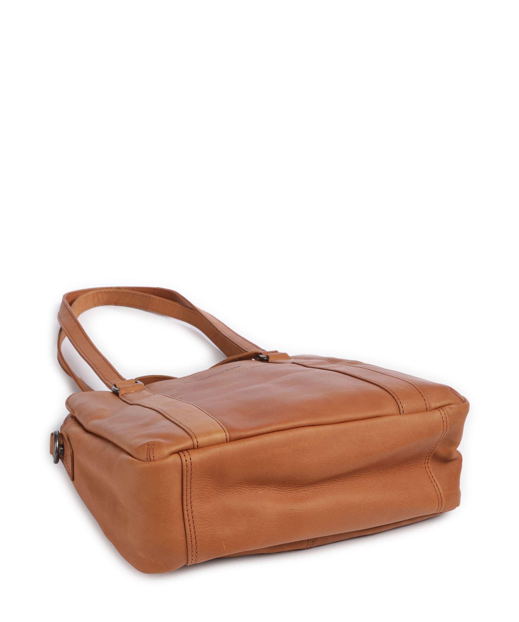 The Chesterfield Brand Wax Pull Up Cow Porlezza Shoulder bag cognac
