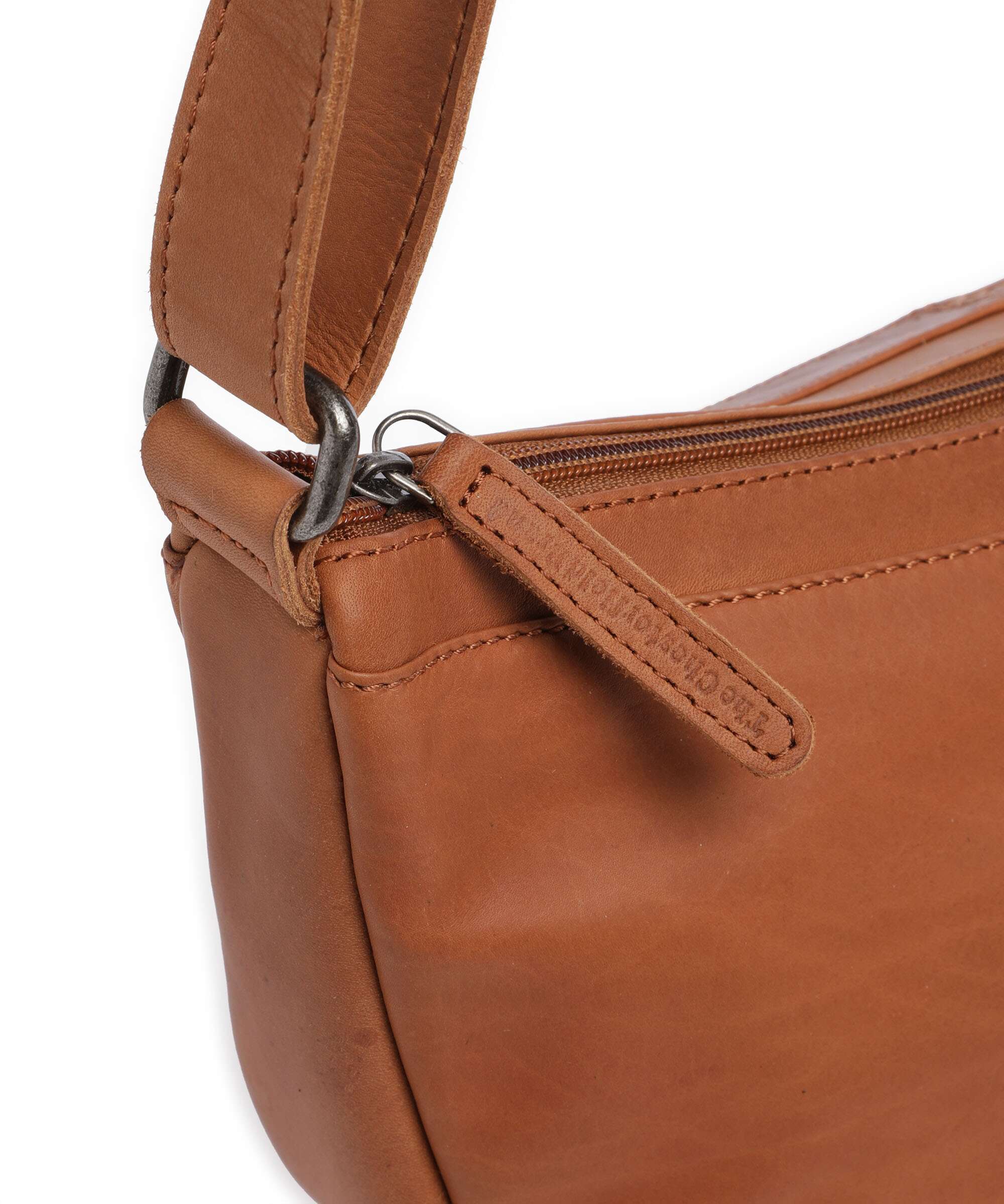 The Chesterfield Brand Wax Pull Up Cow Piemonte Crossbody bag cognac
