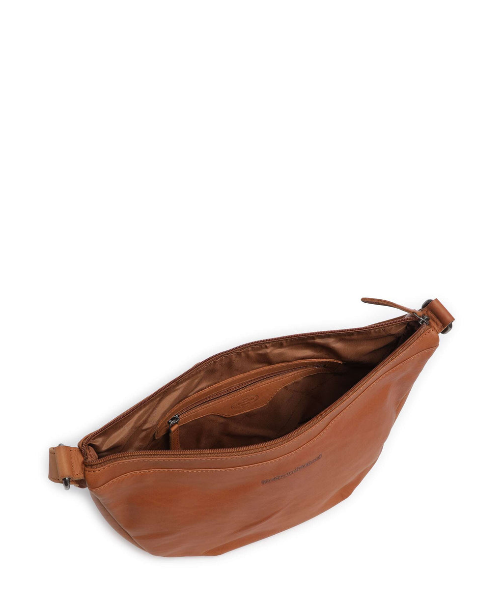 The Chesterfield Brand Wax Pull Up Cow Piemonte Crossbody bag cognac