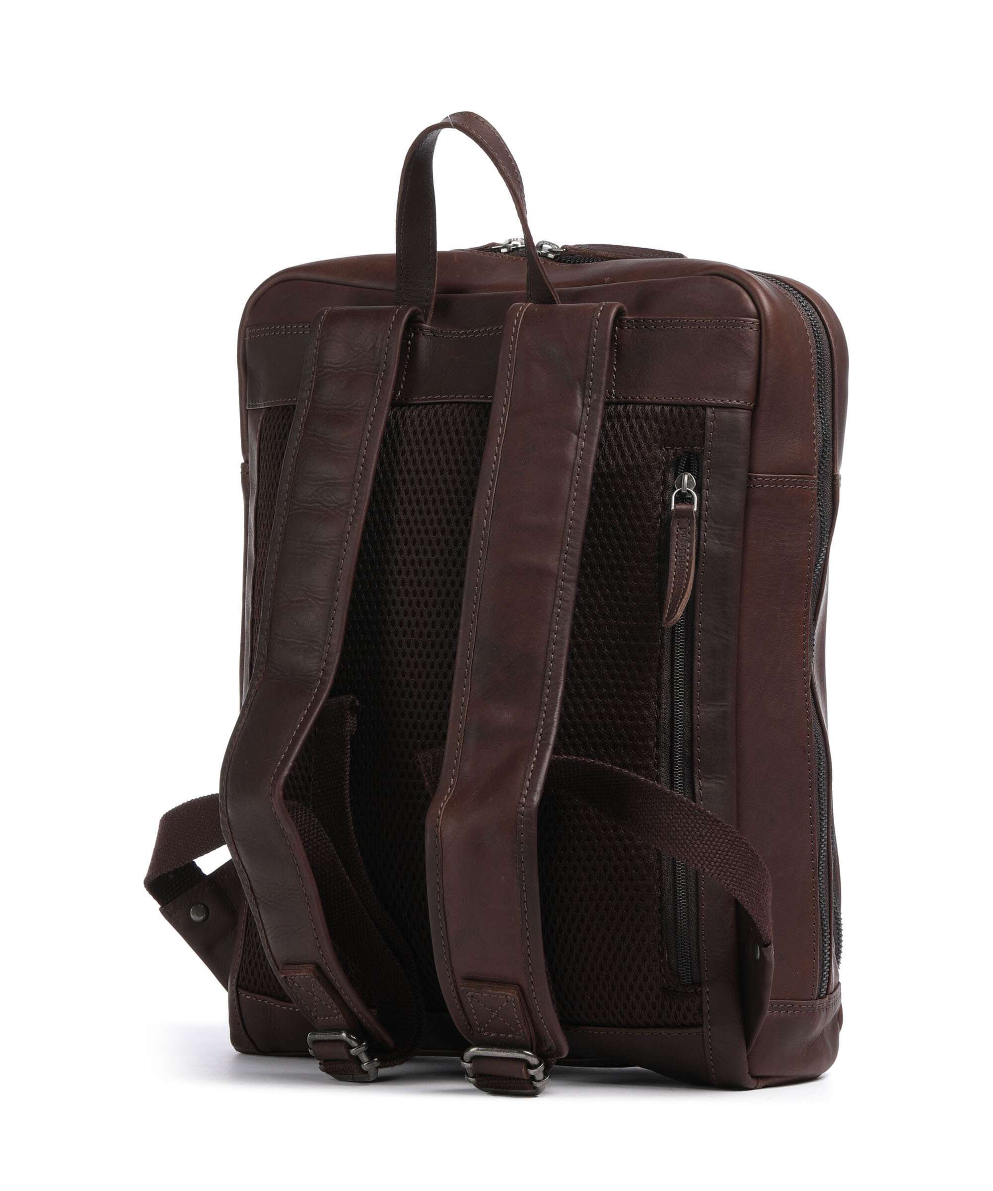 The Chesterfield Brand Wax Pull Up Cow Jasper Backpack brown